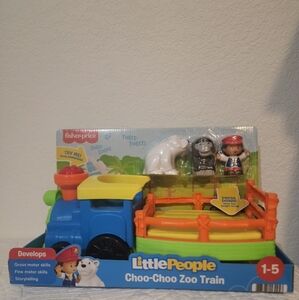 Fisher-Price Little People Choo-Choo Zoo Train - Blue and Yellow